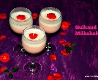 Gulkand Milkshake Recipe | Rose Petal Jam Milkshake