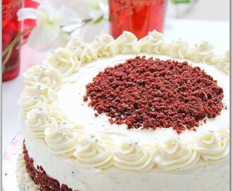Eggless Red Velvet Cake!!