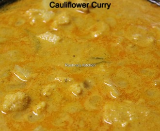 Cauliflower curry