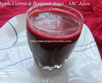 ABC Juice/Apple Carrot Beetroot Juice/How to Make ABC Juice – A Miracle Drink