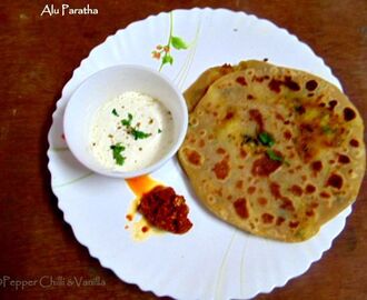 Alu Paratha/  Whole Wheat Aloo Parantha recipe