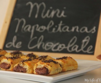 Mini Napolitanas de Chocolate