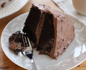 My Wickedly Chocolatey Gluten Free Chocolate Cake Recipe (dairy free and low FODMAP)