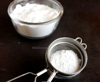 Homemade Icing Sugar | How to make Icing Sugar at Home