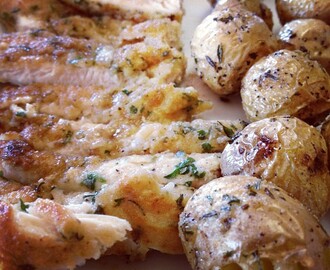 Flattened Herb Chicken with Mini Roasted Potatoes/Kids Choice