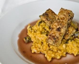 Food Network Friday: "Lamb Shanks" with Sweet Potato Risotto and Sauce