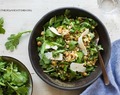 Corn and Farro Salad with Spiced Chick Peas