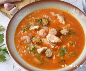 Sopa de pescado casera y fácil