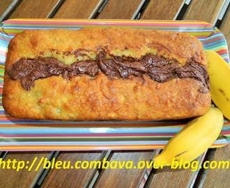 Cake moelleux à la Banane et son Coulant Chocolat Spéculoos