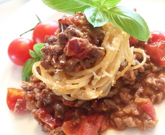 Spagetti og kjøttsaus med helt ny vri