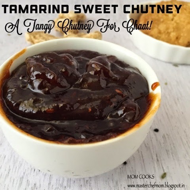 Tamarind Sweet Chutney - A Tangy Sweet Chutney for Indian Snacks