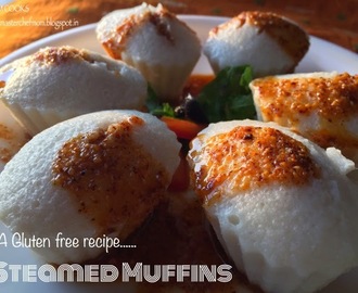 Steamed Muffins/Rice cupcakes -Gluten free recipe