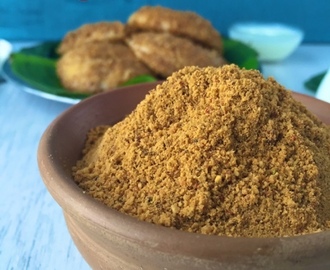 Milagai Podi | Spicy Idli Chutney Powder | How to make Milagai Podi |Glutenfree Vegan Recipe