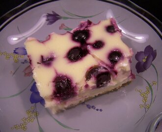 BLUEBERRY CHEESECAKE BARS FOR TYLER FLORENCE FRIDAYS