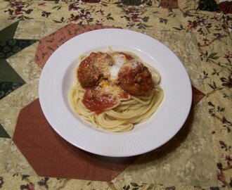 Meatballs and Spaghetti the Barefoot Contessa Way and Stuffed Artichokes