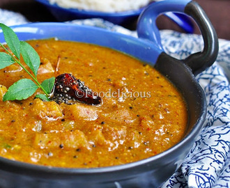 Seemebadnekaayi Gojju ; Chayote Squash Curry Made In a Kannadiga Style ; Karnataka Cuisine