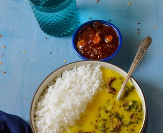 Bengali Tetor Daal, Lentil with Bitter Gourd