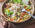 Salade d'hiver : choucroute lacto fermentée