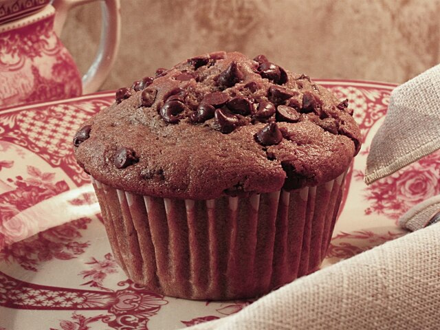 Chocolate Muffins with Mini-Chocolate Chips