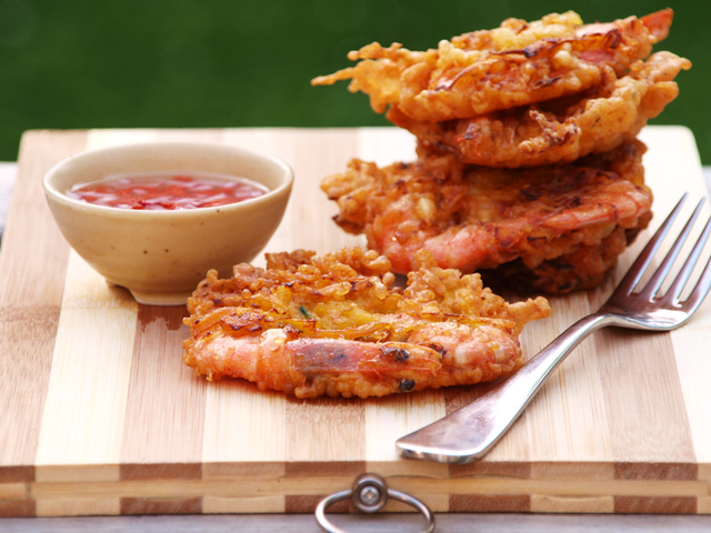 Ukoy (Shrimp Fritters)