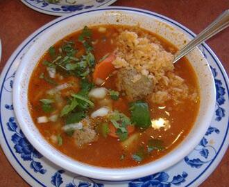 Mexican Meatball Soup - Albondigas
