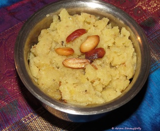 Moong Dal Halwa – Guest Post for Poojita of PK’s Kitchen Equations