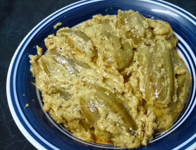 Vegetarian Recipe–Doi Potol (Parwal)/Pointed Gourd With Yogurt.