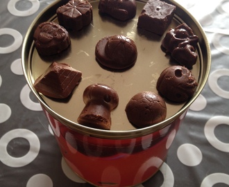 Home made mini chocolates