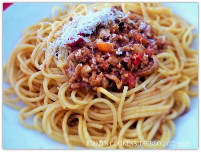 Aus dem Topf  – Italienisches Fleisch-Ragú (Bolognese) mit Spaghetti, einfach und lecker