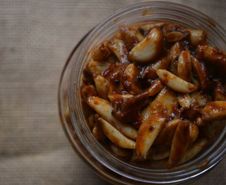 Garlic Pickle ( Achaar Recipe )