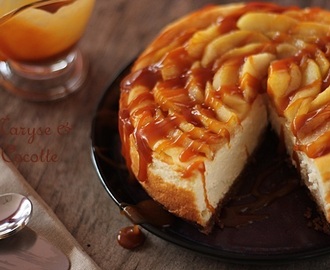 Cheese Cake aux pommes & son Caramel Beurre Salé