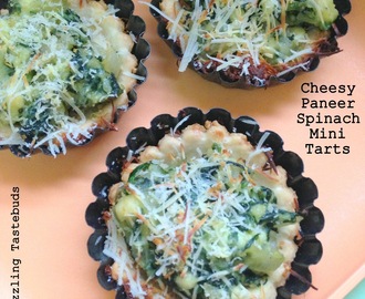 Mini Spinach and Cottage Cheese Tarts | Easy Party Ideas