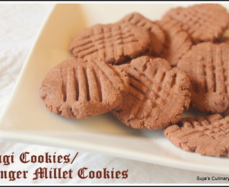 Ragi Cookies(Finger Millet Cookies)
