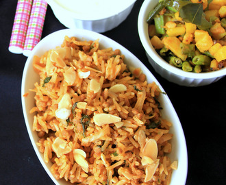 Vegetarian Keema biryani - One pot meal recipe - Protein rich rice recipe - Soya granuels Biryani - Soya granuels Kheema Rice recipe - Lunch recpies