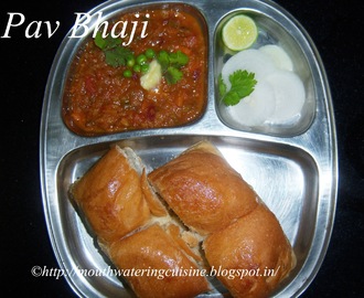 Pav Bhaji -- How to make Pav Bhaji Recipe -- Mumbai Pav Bhaji Recipe