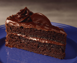 The moist chocolate ganache cake