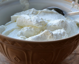 Homemade Greek Style Yogurt with blood oranges and Almond Granola