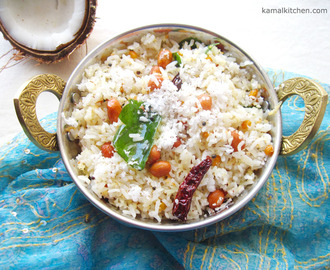 Coconut Rice – Vegan Indian Rice Recipe [Meatless Monday]