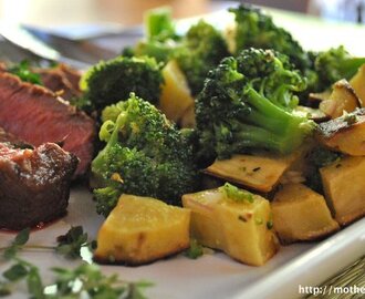 Do You Eat Your Broccoli? Roasted Sweet Potato and Broccoli Side Dish