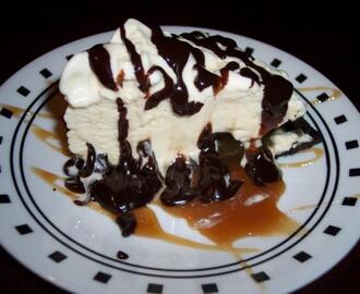 Hot Fudge & Caramel Ice Cream Pie