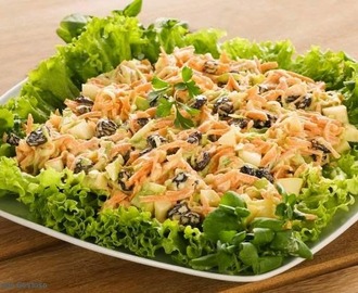 Salada de Vegetais com Uvas Passas