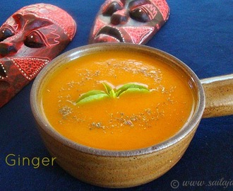 Carrot Ginger Soup Recipe / Ginger Carrot Soup Recipe