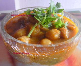 White Kadala Curry/ Chickpeas Curry - Kerala Style