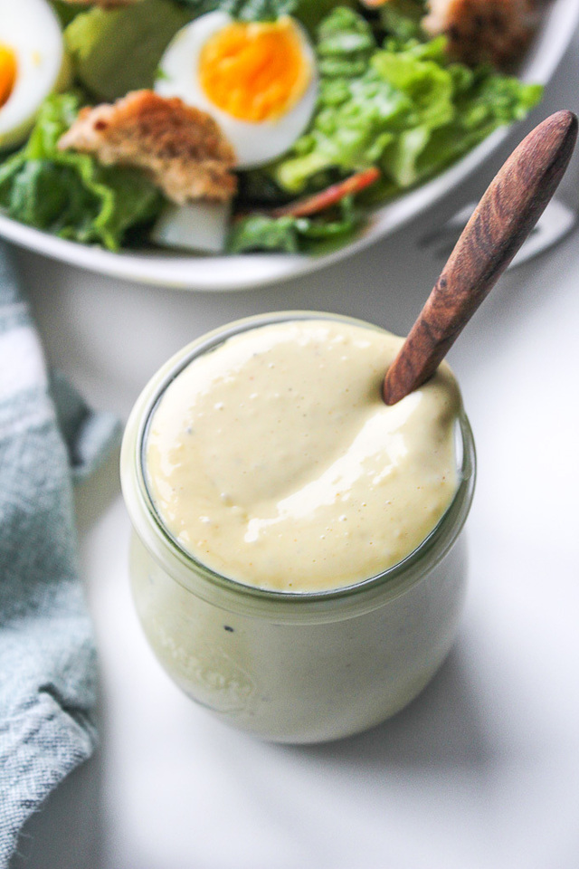 Caesar Salad Dressing – Paleo, Dairy Free