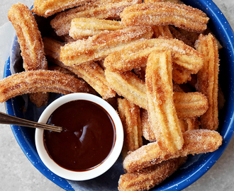 The Classics: Churros with Chocolate Dipping Sauce