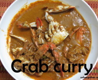 Crab curry recipe
