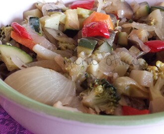 Legumes no wok |  Receita rápida