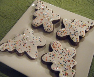 Frosty Christmas Tree Cookies