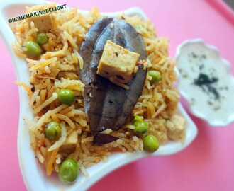 Paneer Biryani Recipe – Indian Cottage Cheese Tofu Briyani