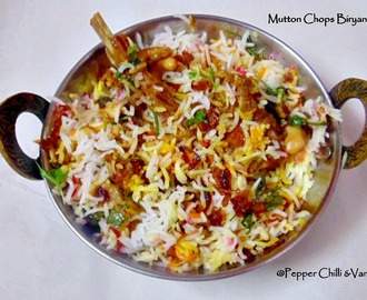 Mutton Chops Biryani Recipe
